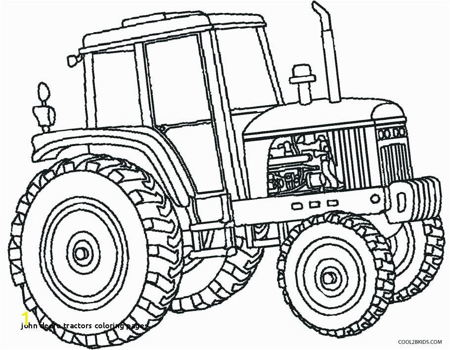 20 John Deere Tractors Coloring Pages