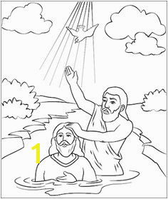 John the Baptist More Jesus Baptism Craft