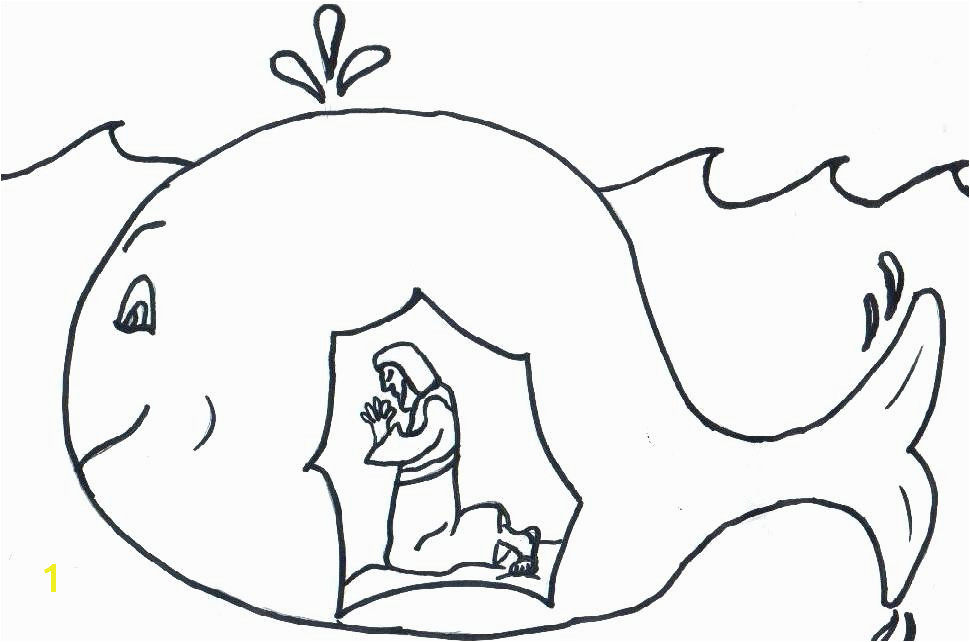 Jonah And The Whale Coloring Pages For Prophet Toddlers Cute Jonah And The Whale Coloring Pages