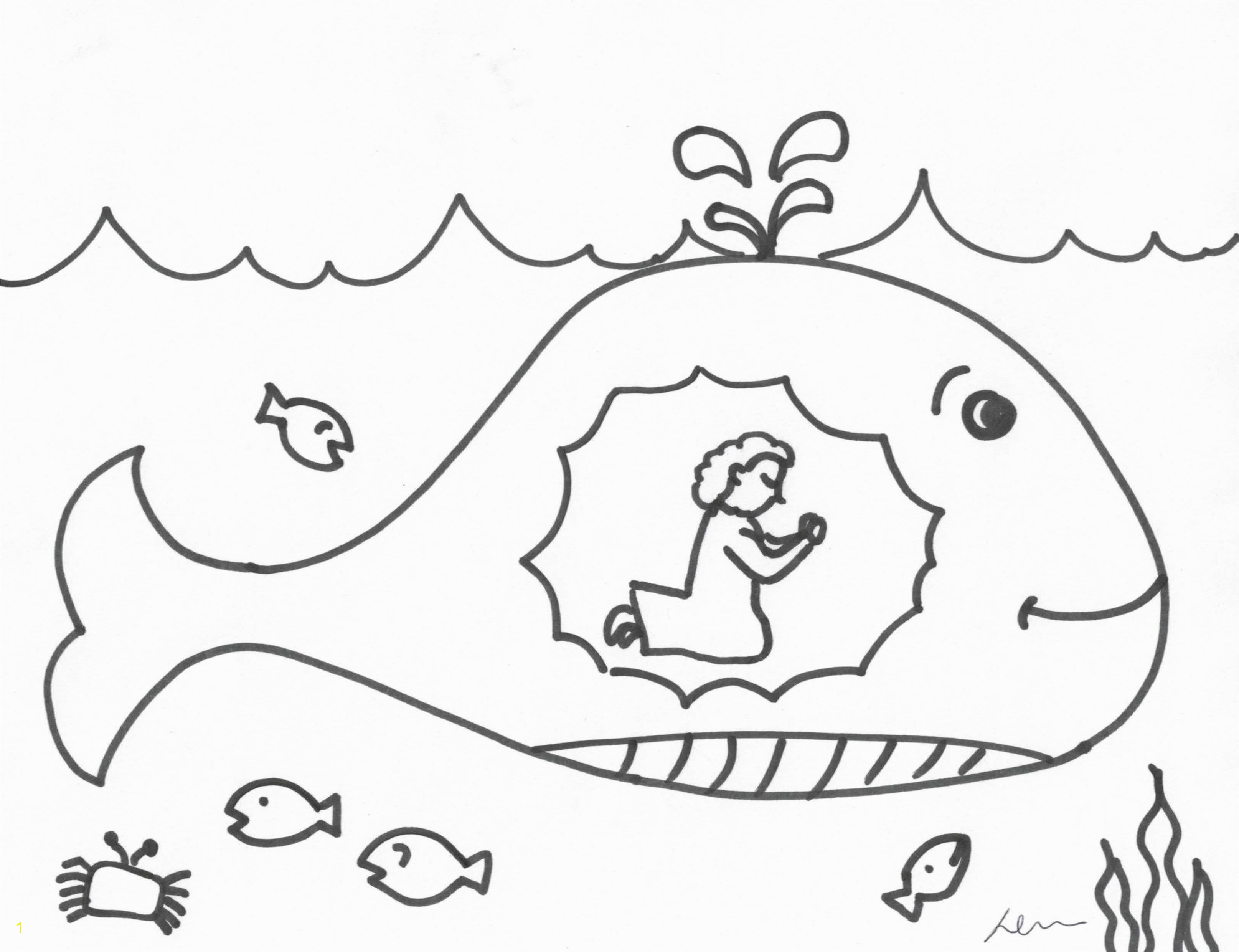 Jonah And The Whale Coloring Pages For Jonah And The Whale Coloring Pages For Great