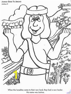 BIBLE COLORING PAGES Josehua Goes To Jericho Joshua Bible Sabbath Activities Bible Coloring