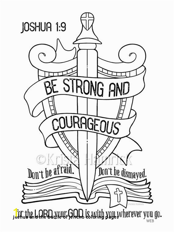 Joshua and the Battle Jericho Coloring Pages Joshua and the Promised Land Coloring Page Lovely