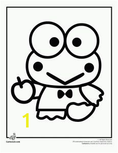 hello kitty keroppi coloring pages