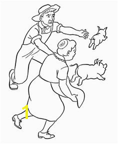 Farm Work and Chores coloring page