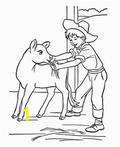 Farm Work and Chores coloring page