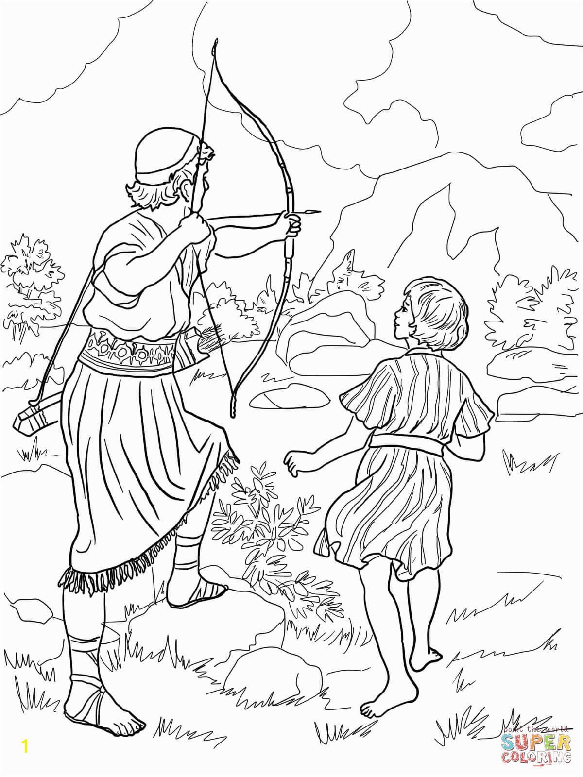 King David Coloring Pages King David Coloring Pages