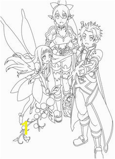 Sword Art line Kirito line Coloring Pages Adult Coloring Pages Coloring Sheets