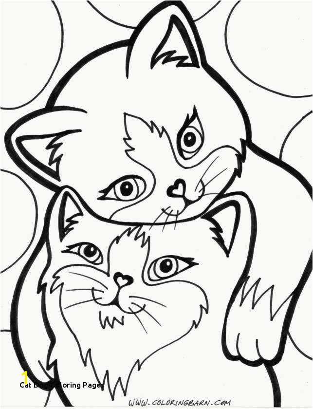Kitty Cat Coloring Pages for Adults Cat Dog Coloring Pages Cat Coloring Pages Free Printable Awesome
