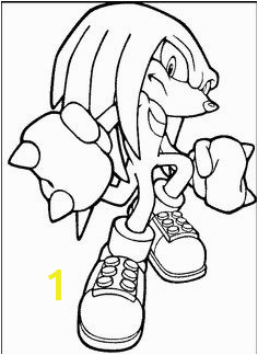 Sonic The Hedgehog Knuckles coloring picture for kids Sonic Birthday Parties Sonic Party 5th