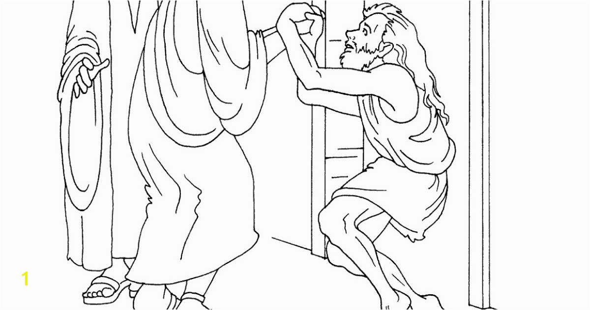Story Coloring Page Peter Heals A Crippled Man Free Footprints From The Cynthia Davis Author May 15 Pentecost