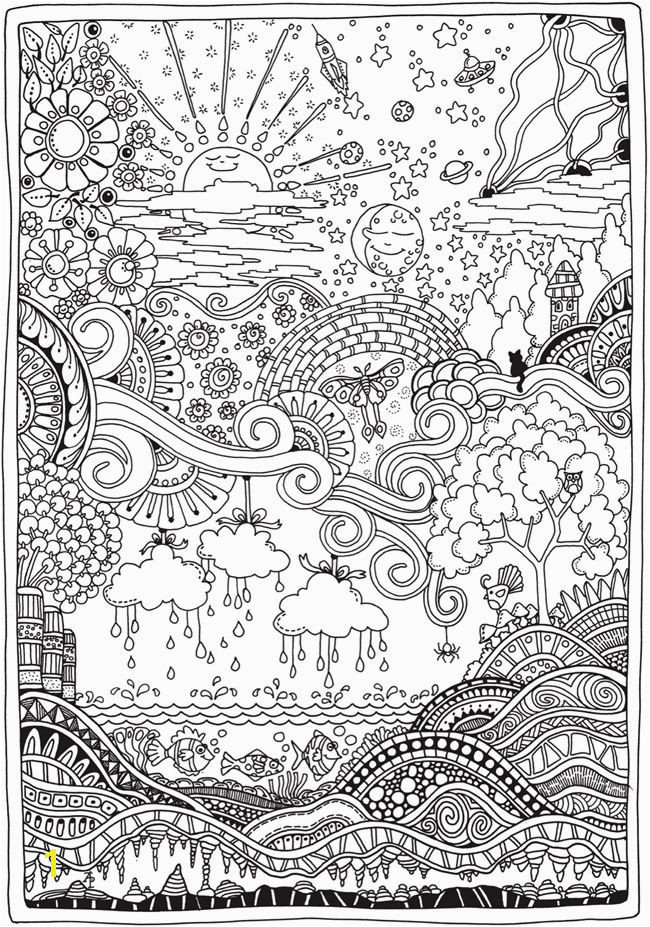 Creative Haven Insanely Intricate Entangled Landscapes Coloring Book More