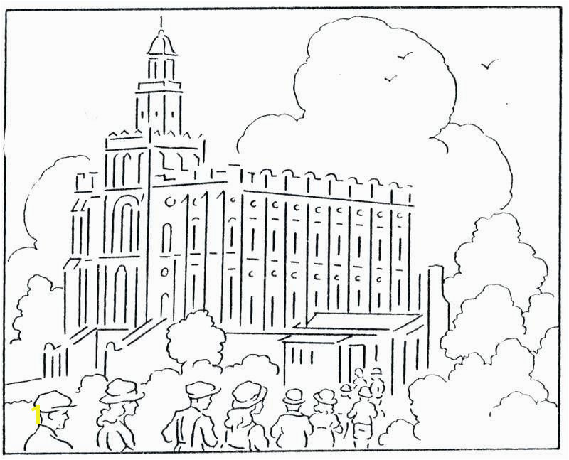 Lds Coloring Pages Temple 19 Fresh Lds Temple Coloring Pages