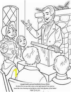 LDS Games Color Time Joseph Smith Saw and Testified of Jesus Christ Primary Lessons