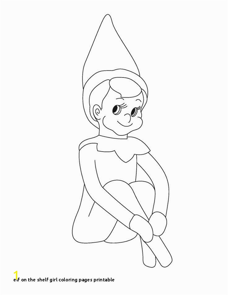 Elf Coloring Pages Printable Awesome Elf the Shelf Girl Coloring Pages Printable Elegant New Coloring