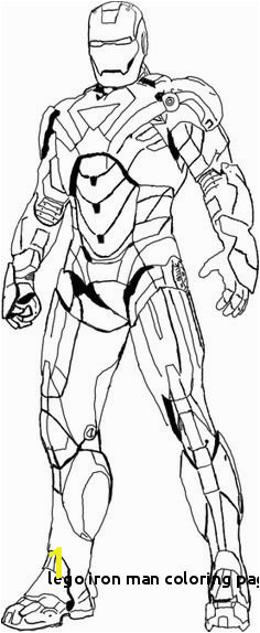 Lego Iron Man Coloring Pages to Print Heroes Iron Man Coloring Page Coloring Superheros