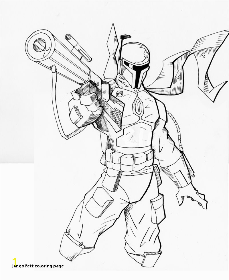 Jango Fett Coloring Page Beautiful Boba Fett Coloring Page Coloring Pages