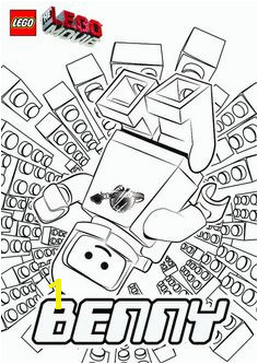 The LEGO Movie Coloring Pages Benny by tormentalous via Flickr Lego Movie Coloring Pages