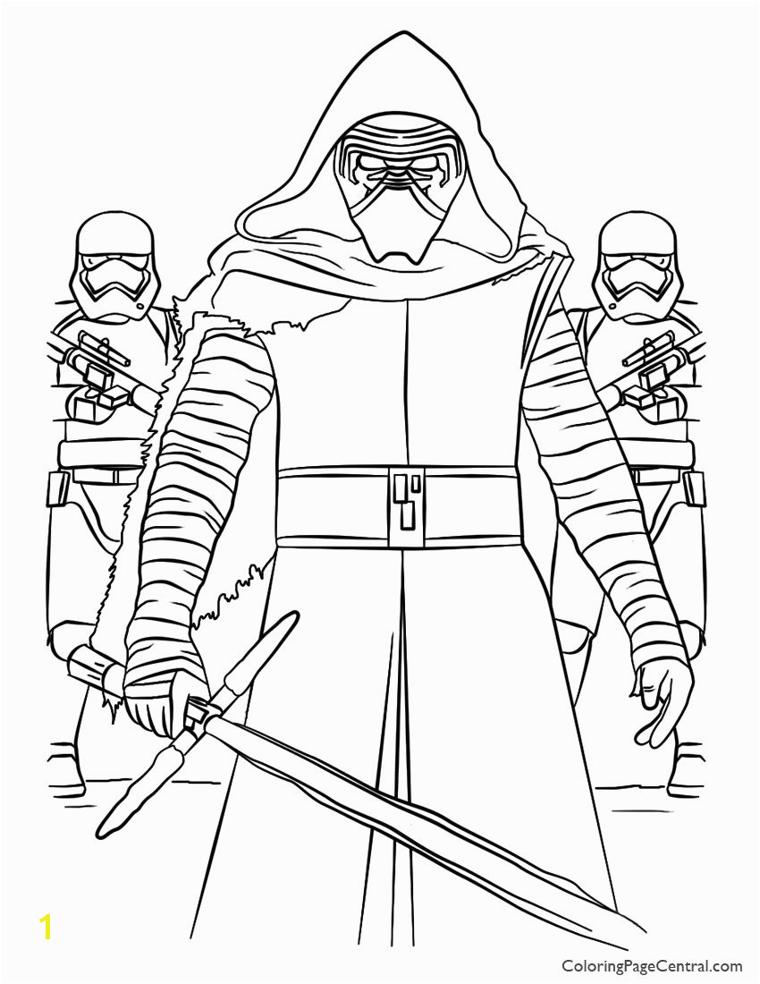 Fresh Kylo Ren Coloring Page Coloring Pages Neu Kylo Ren Ausmalbilder Malvorlagen Star Wars