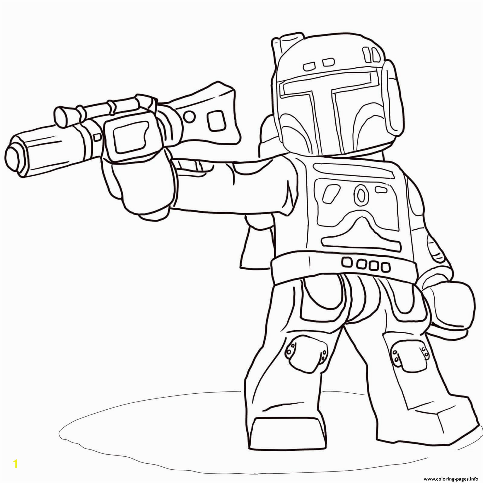 Lego Star Wars Boba Fett Coloring Pages Lego Star Wars Boba Fett Coloring Pages Printable Collection Schön