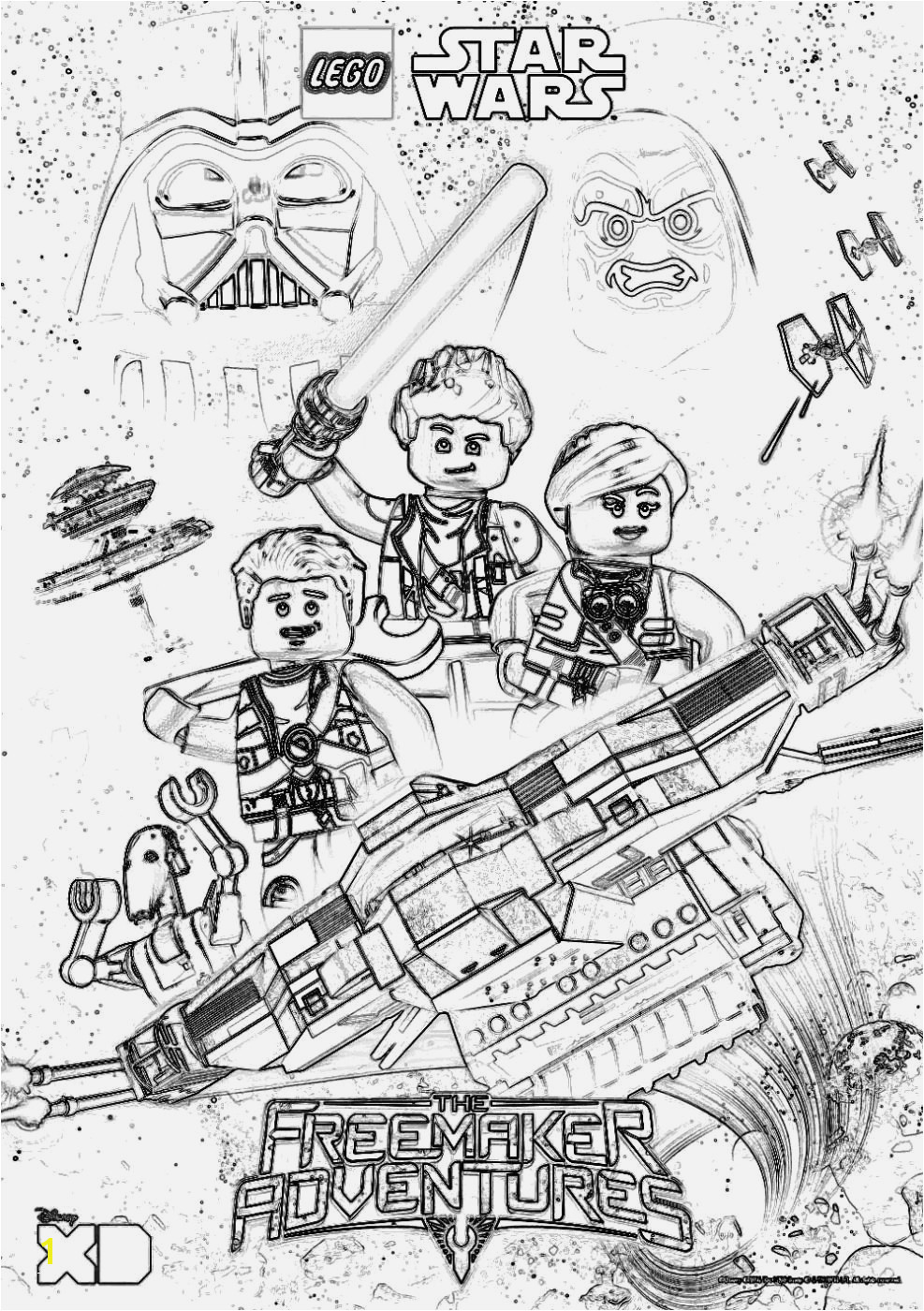 Lego Star Wars Coloring 21csb