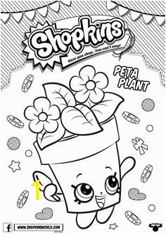 Shopkins Coloring Pages Season 4 Peta Plant Shopkins Coloring Pages Free Printable Shopkin Coloring Pages