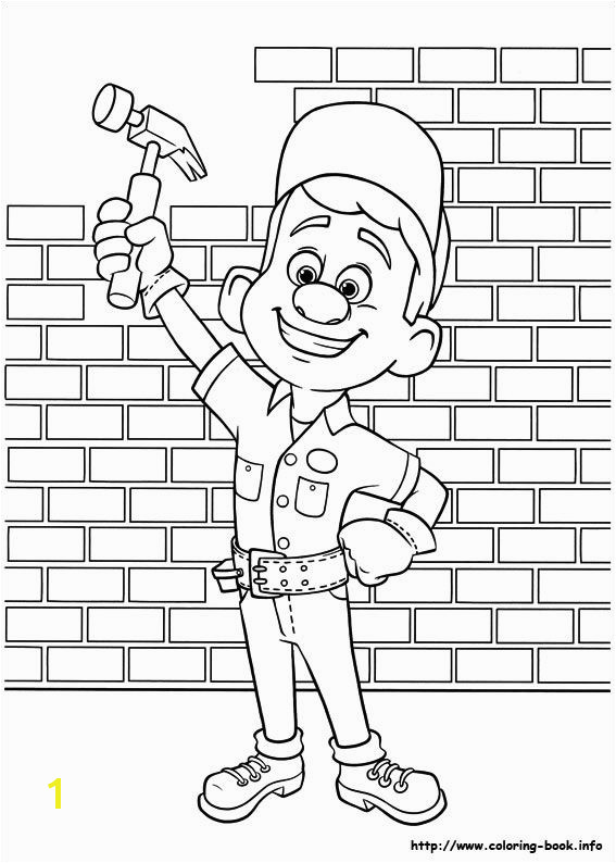 Wreck It Ralph coloring picture