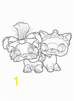 BFFs forever coloring page Littlest Pet Shop Kids n Fun