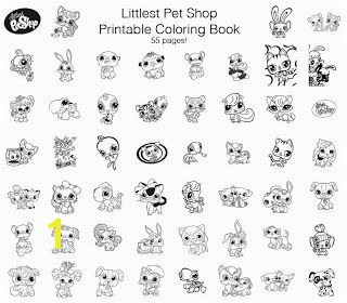 Littlest Pet Shop Free Printable Coloring Book 55 pages