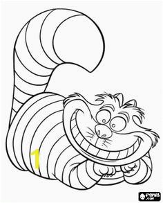 Home to Alice in Wonderland coloring pages great for a mad hatter birthday party Cat