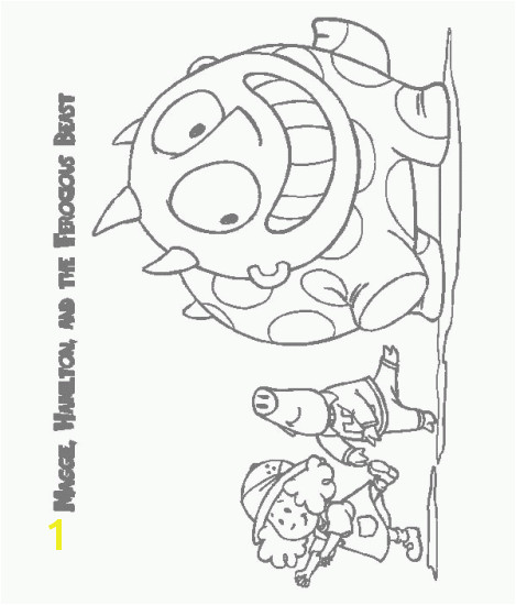 Maggie and the Ferocious Beast Coloring Pages Maggie and the Ferocious Beast Coloring Page