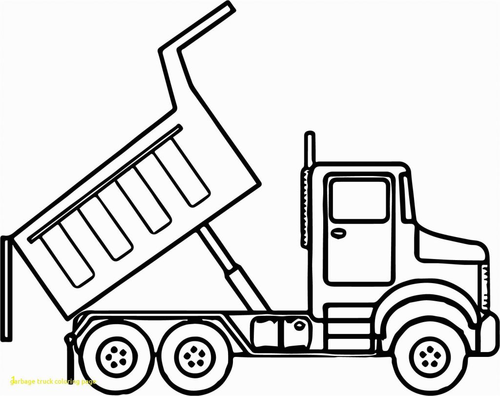 Mail Truck Coloring Page | divyajanan