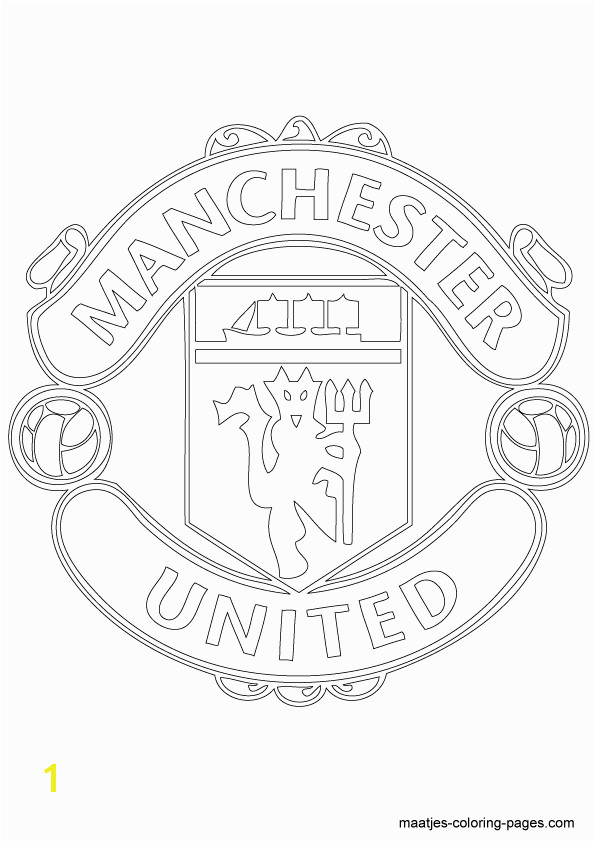 Manchester United soccer club logo coloring page Manchester Logo Manchester United Badge Manchester United