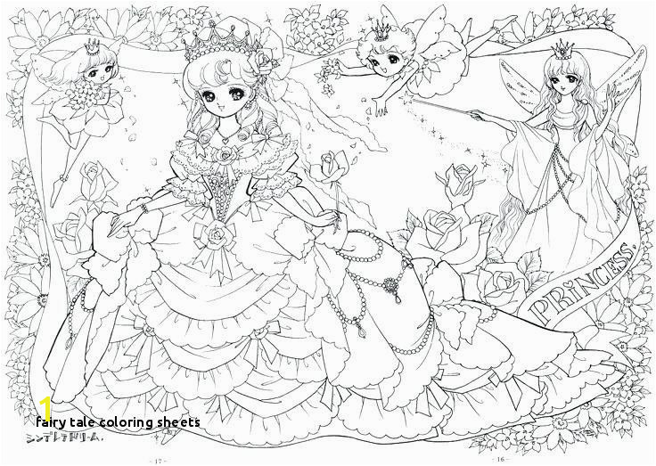 Manga Coloring Pages Awesome Fairy Tale Coloring Sheets Coloring Manga Pages Very Detailed Anime 15