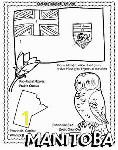 Canadian Province Manitoba coloring page Helpful for memory work with Claritas Classical Academy Cycle 3