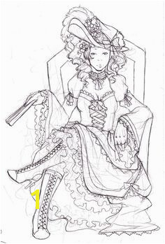 Coloring Pages For Girls Marie Antoinette Paper