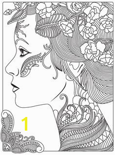 Women coloring book page app for adults mandala relax by GoodSoftTech