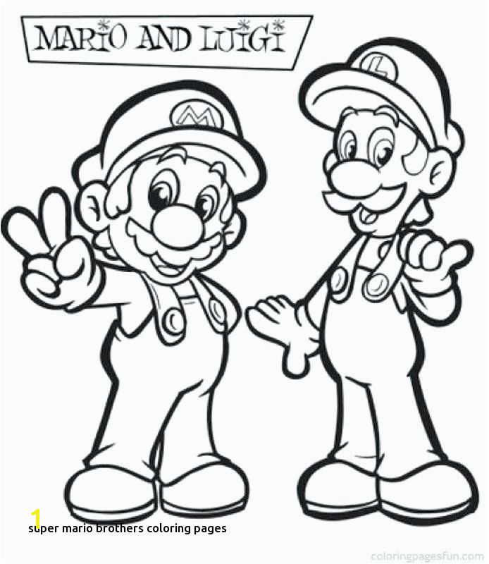 21 Unique Mario Brothers Coloring Pages
