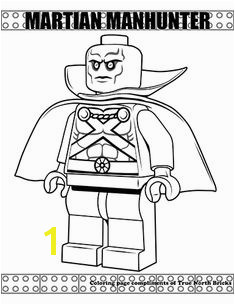 Coloring Page – Martian Manhunter