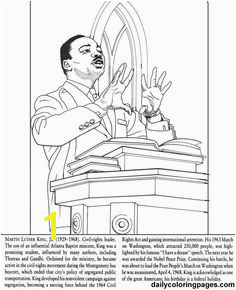 martin luther king jr coloring pages