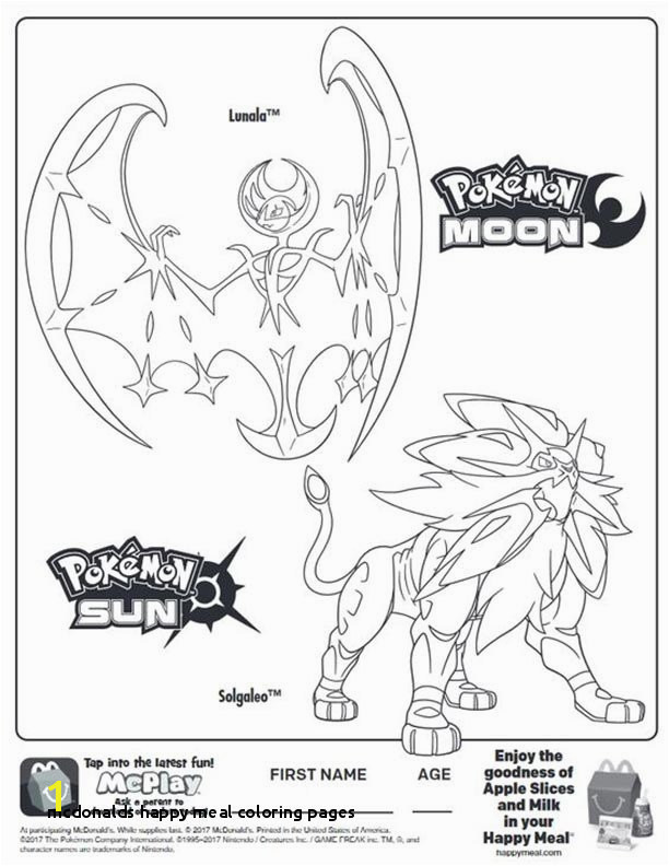 Mcdonalds Happy Meal Coloring Pages Happy Meal Coloring Sheets – Page 4 – Kids Time