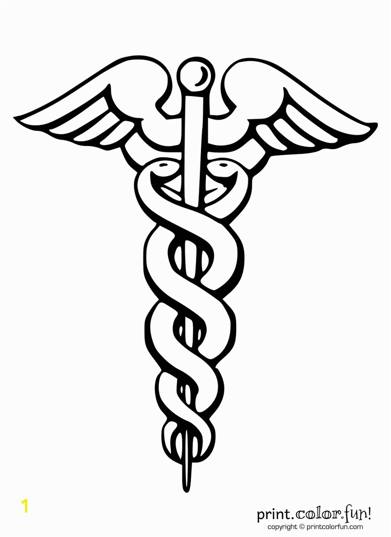 Caduceus medical symbol