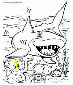 Free Printable Shark Coloring Pages For Kids