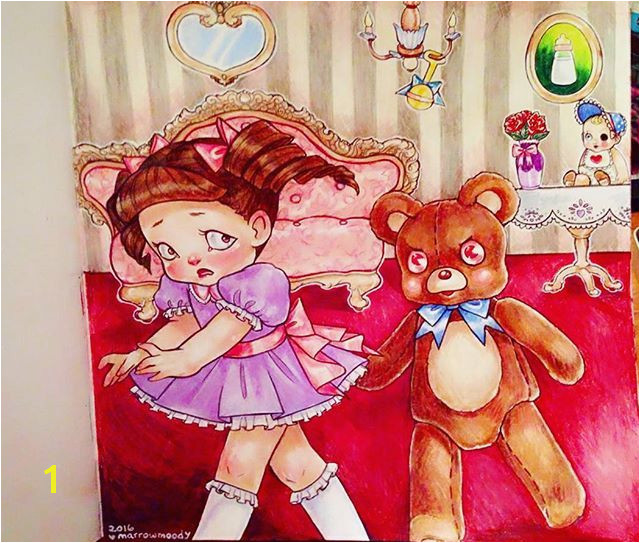 Melanie Martinez Coloring Book Baby Story Books Crybaby Crying Teddy Bears