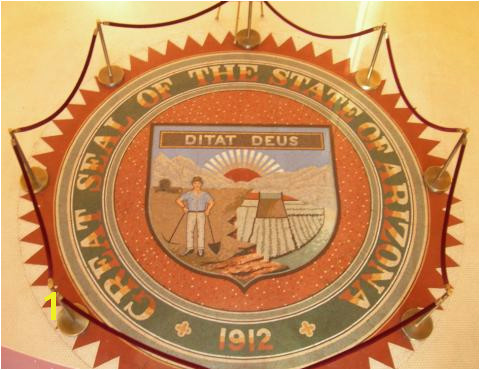 Great Seal of Arizona at the State Capitol Museum
