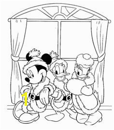 Mickey Mouse Christmas Coloring Pages