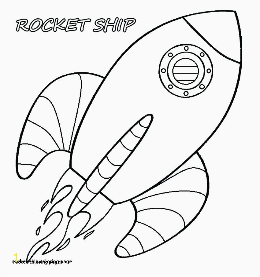 Rocket Ship Coloring Page New Related Post