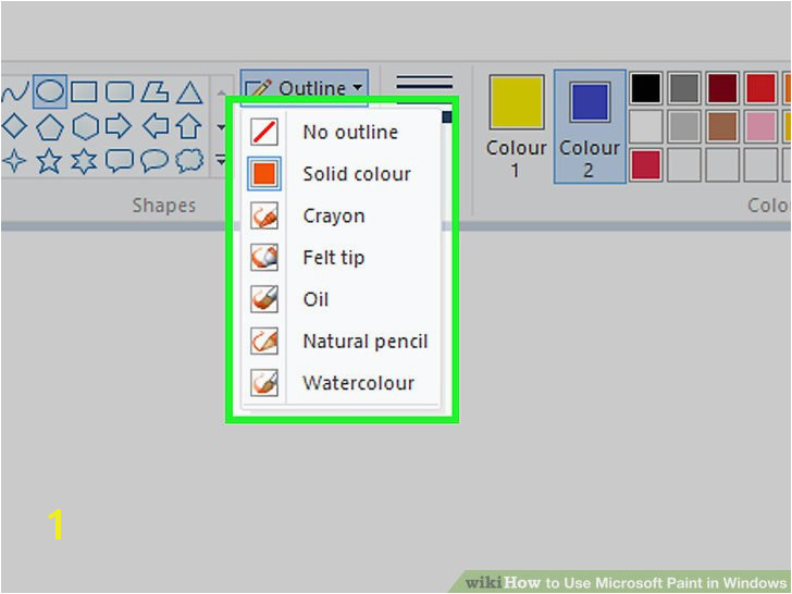 Microsoft Paint Coloring Pages How to Use Microsoft Paint In Windows with Wikihow