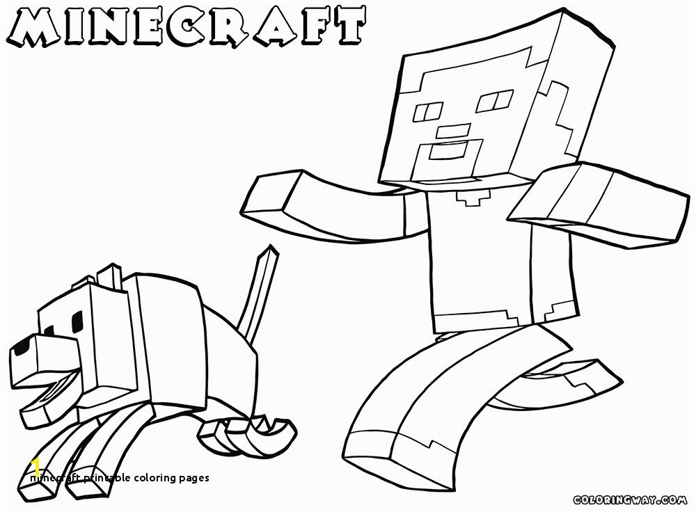 Minecraft Printable Coloring Pages Dogman Coloring Pages Free