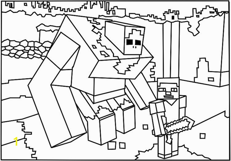 Minecraft Colouring Pages Free Printable