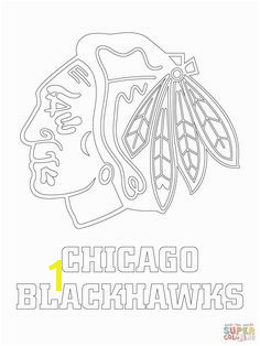 chicago blackhawks logo nhl hockey coloring pages printable and coloring book to print for free Find more coloring pages online for kids and adults of